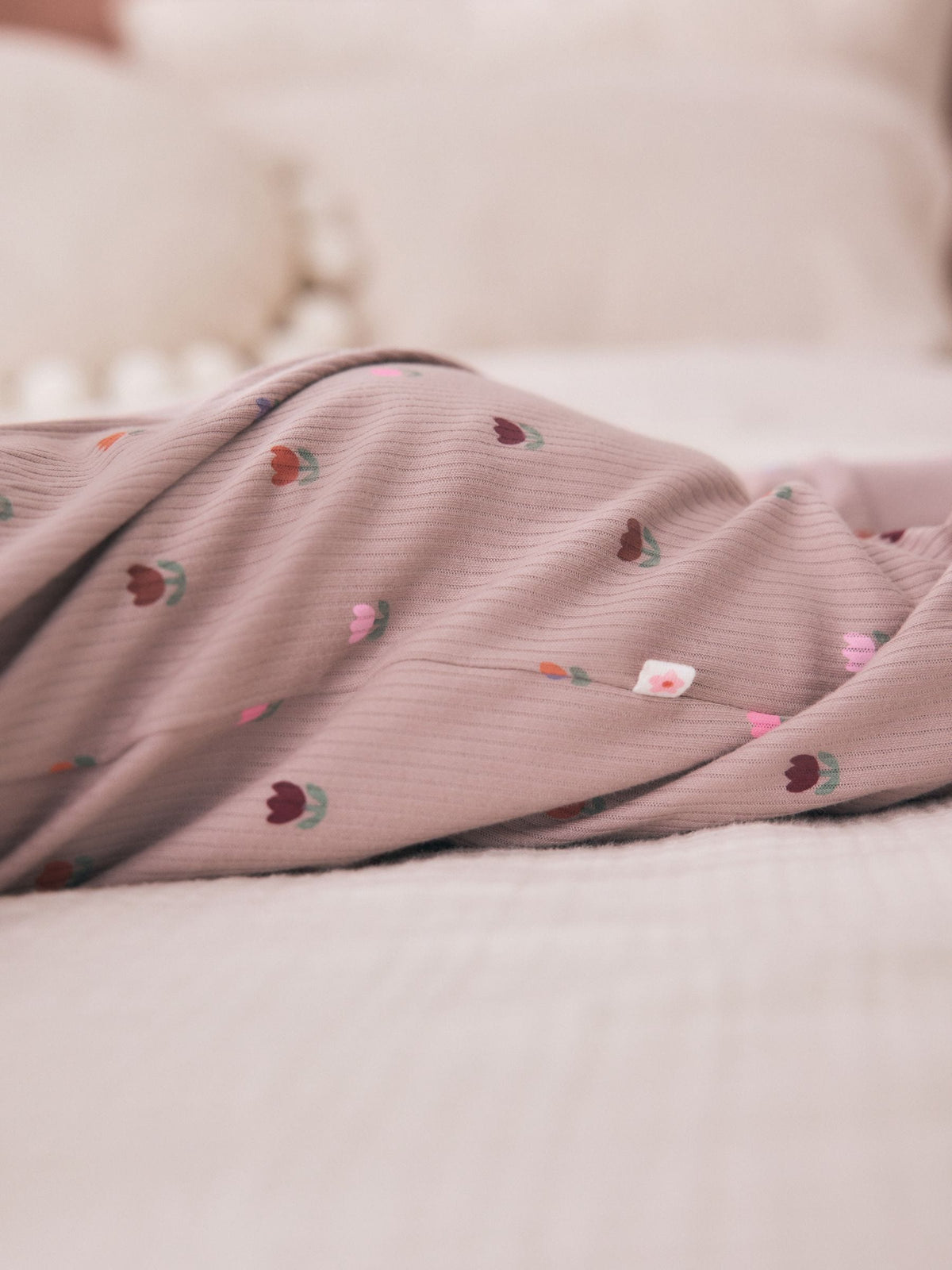 Orange Floral Baby Sleepsuits 4 Pack (0mths-3yrs) image 3