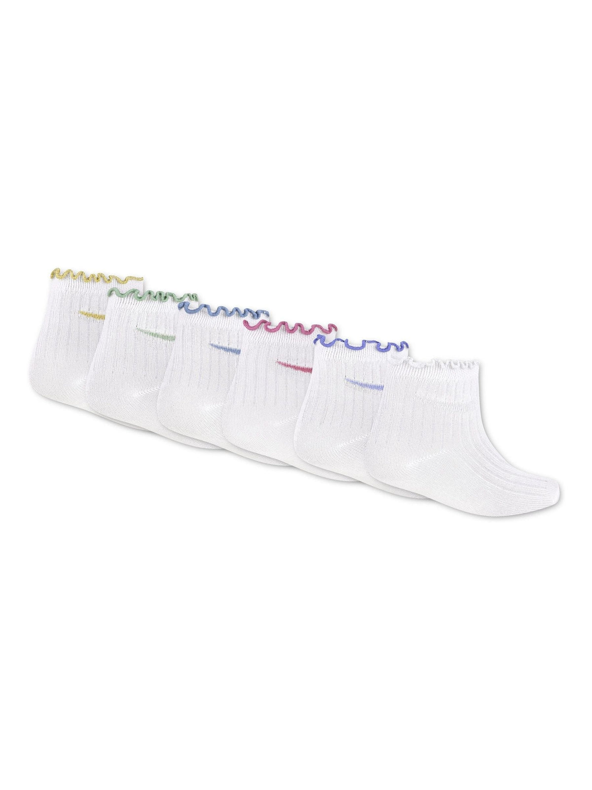 Nike Gold Nhg Lettuce Welt Ankle Socks 6 Pack - image 2