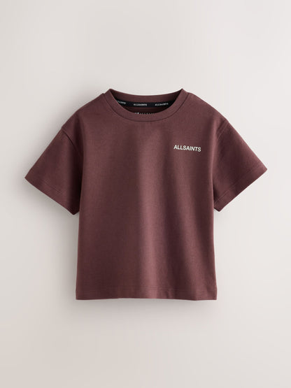 Dsiney Kidz - smALLSAINTS Multi Logo Crew Relaxed Younger 3 Pack T-Shirts image 2