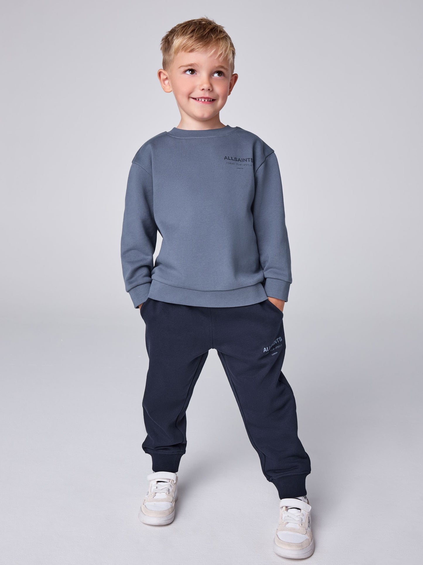 Dsiney Kidz - smALLSAINTS Blue Underground Oversized Sweatshirt and Joggers Set image 1