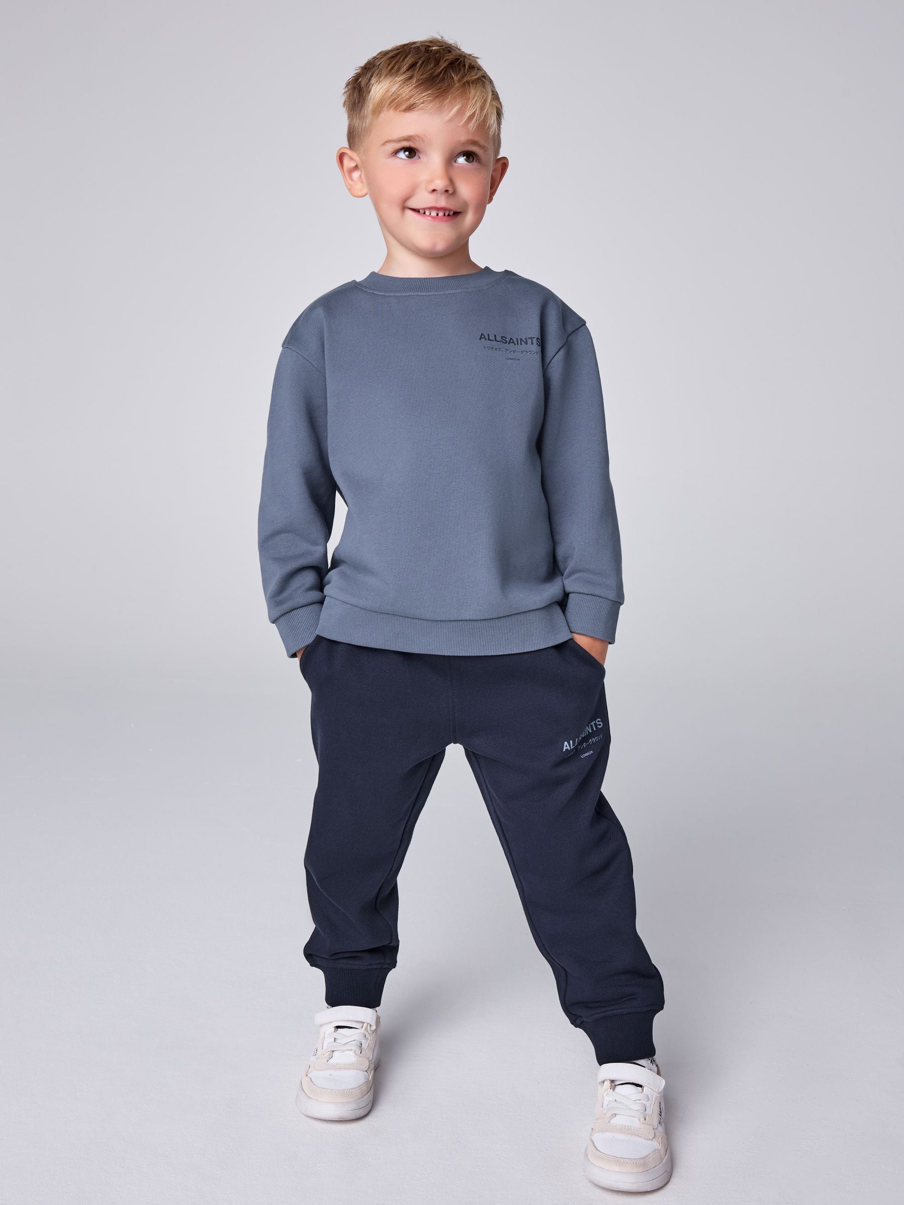 Dsiney Kidz - smALLSAINTS Blue Underground Oversized Sweatshirt and Joggers Set image 1