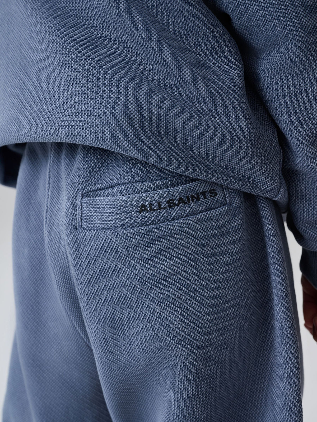 smALLSAINTS Mid Blue Block Logo Washed Pullover Hoodie and Joggers Set - image 8