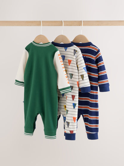 Dsiney Kidz - Multi Varsity Baby Sleepsuits 4 Pack (0mths-3yrs) image 5
