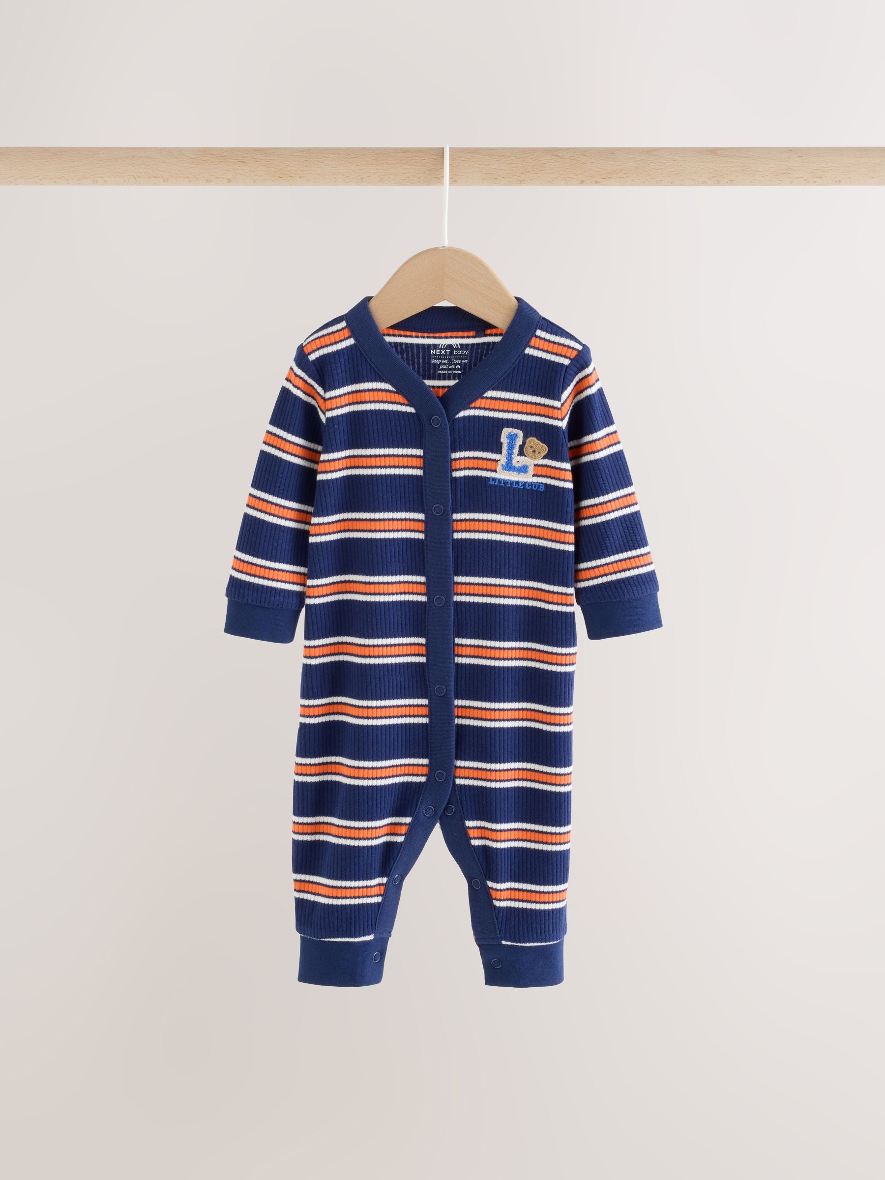 Dsiney Kidz - Multi Varsity Baby Sleepsuits 4 Pack (0mths-3yrs) image 6