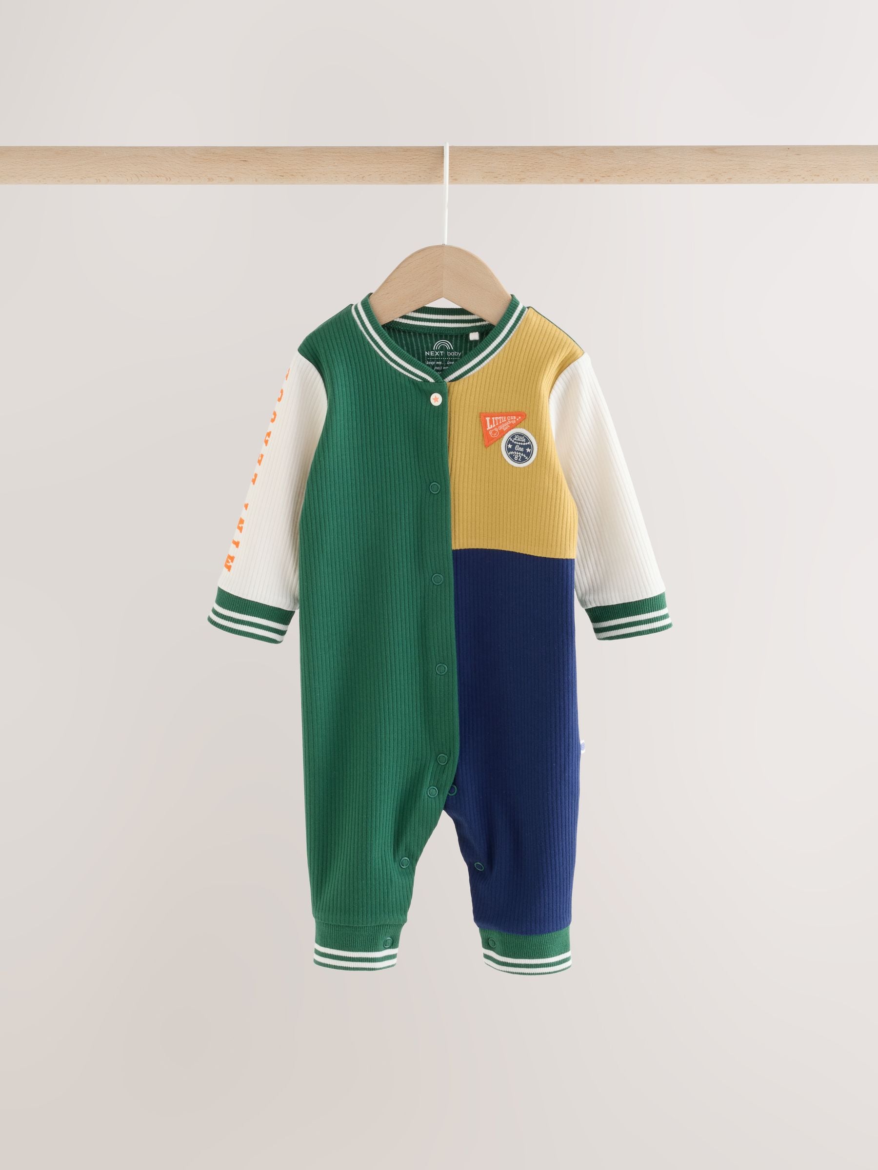 Dsiney Kidz - Multi Varsity Baby Sleepsuits 4 Pack (0mths-3yrs) image 7