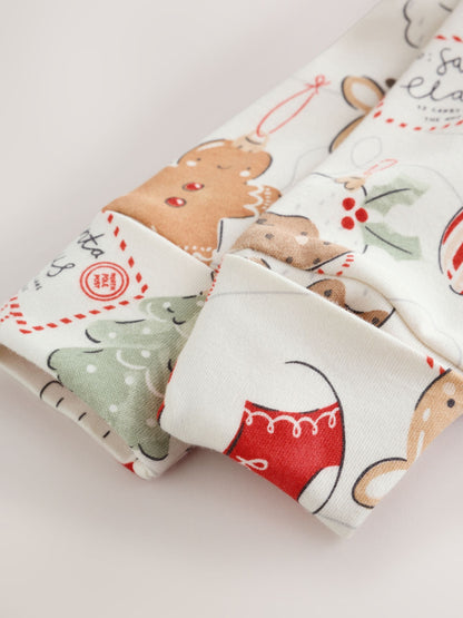 Dsiney Kidz - Neutral Bauble Two Way Zip Baby Christmas Sleepsuit (0mths-3yrs) image 6