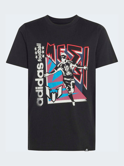 Dsiney Kidz - adidas Black Messi Graphic T-Shirt image 1