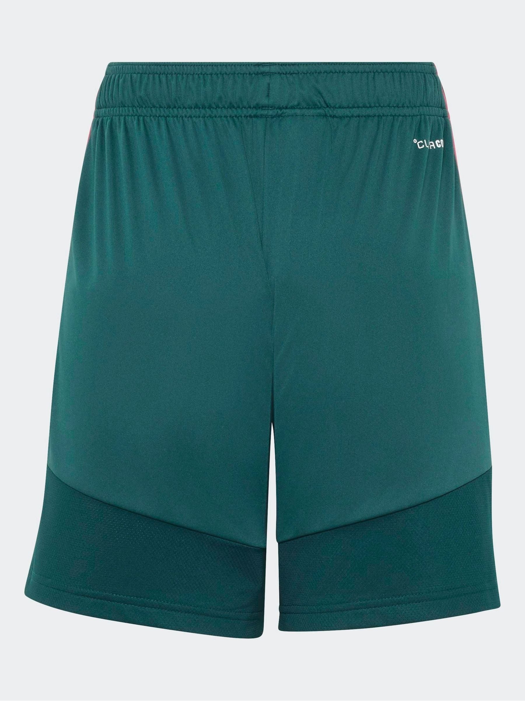 Dsiney Kidz - adidas Green Jude Bellingham Tiro League Kids Shorts image 2