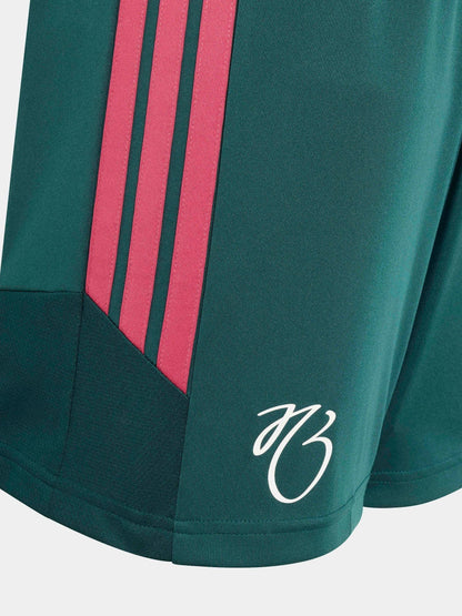 Dsiney Kidz - adidas Green Jude Bellingham Tiro League Kids Shorts image 4