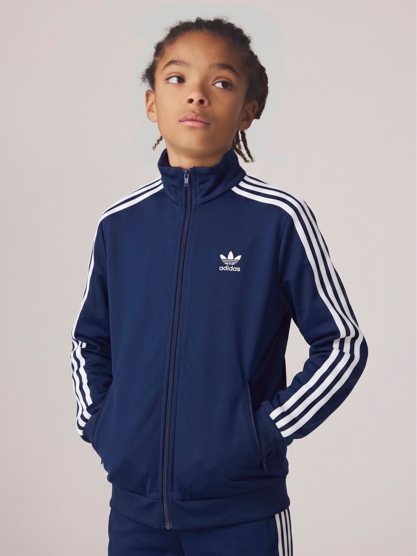 Dsiney Kidz - adidas Originals Navy Blue Firebird Track Jacket image 1