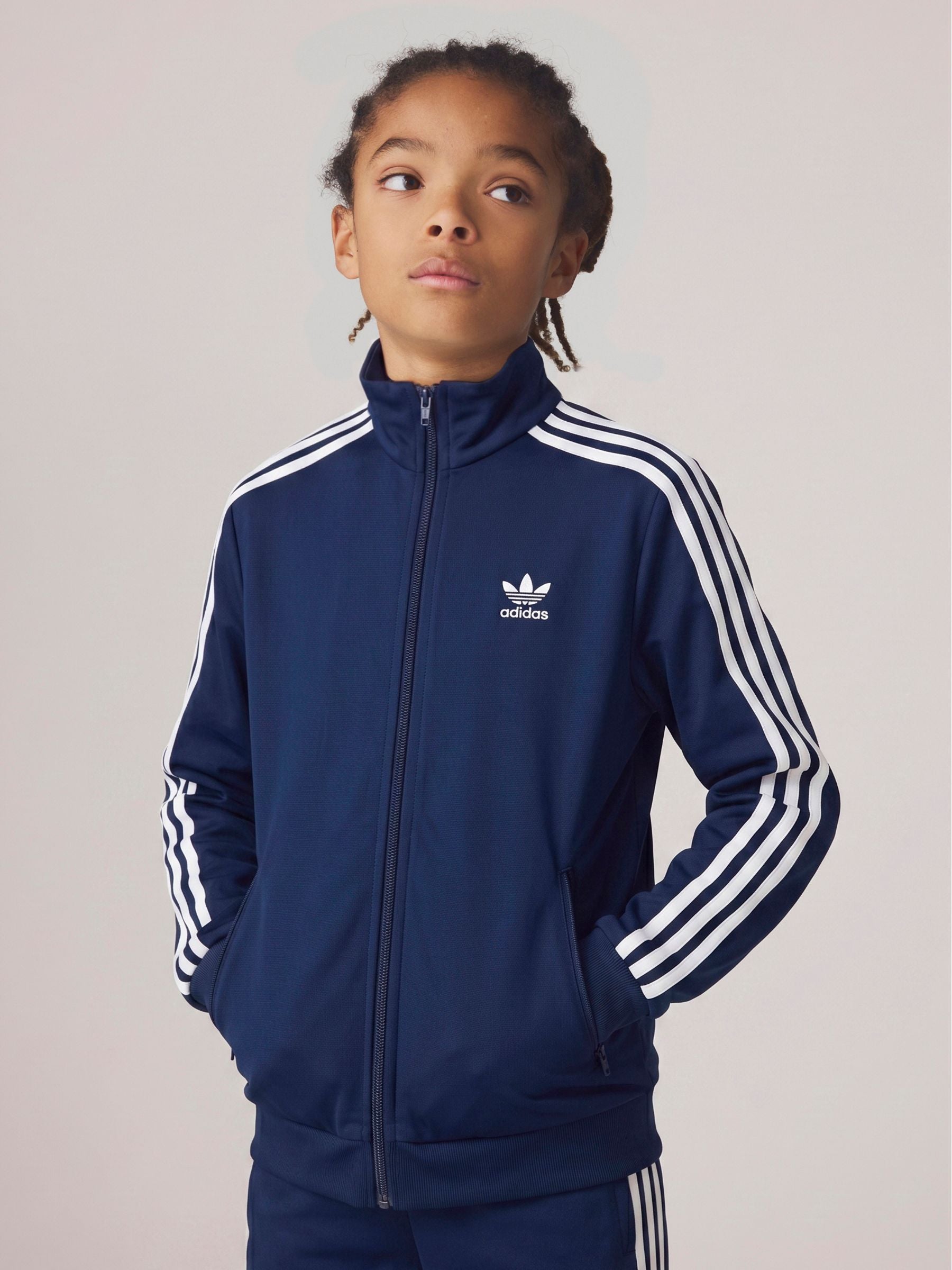 Dsiney Kidz - adidas Originals Navy Blue Firebird Track Jacket image 1