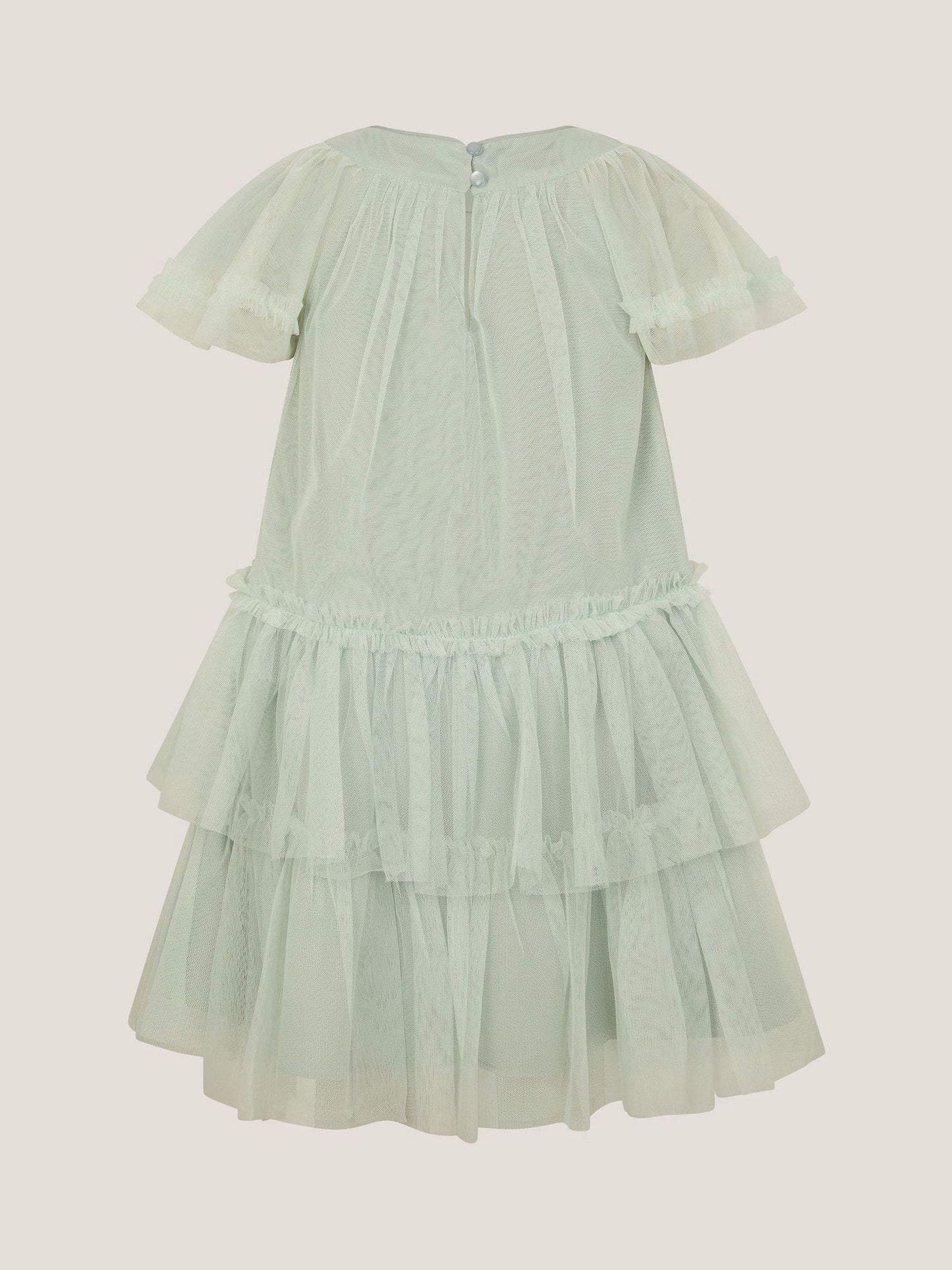 Monsoon Green Anastasia Embellished Tulle Party Dress image 2