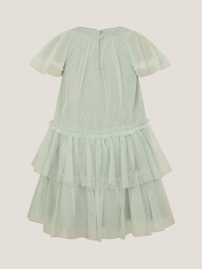 Monsoon Green Anastasia Embellished Tulle Party Dress image 2