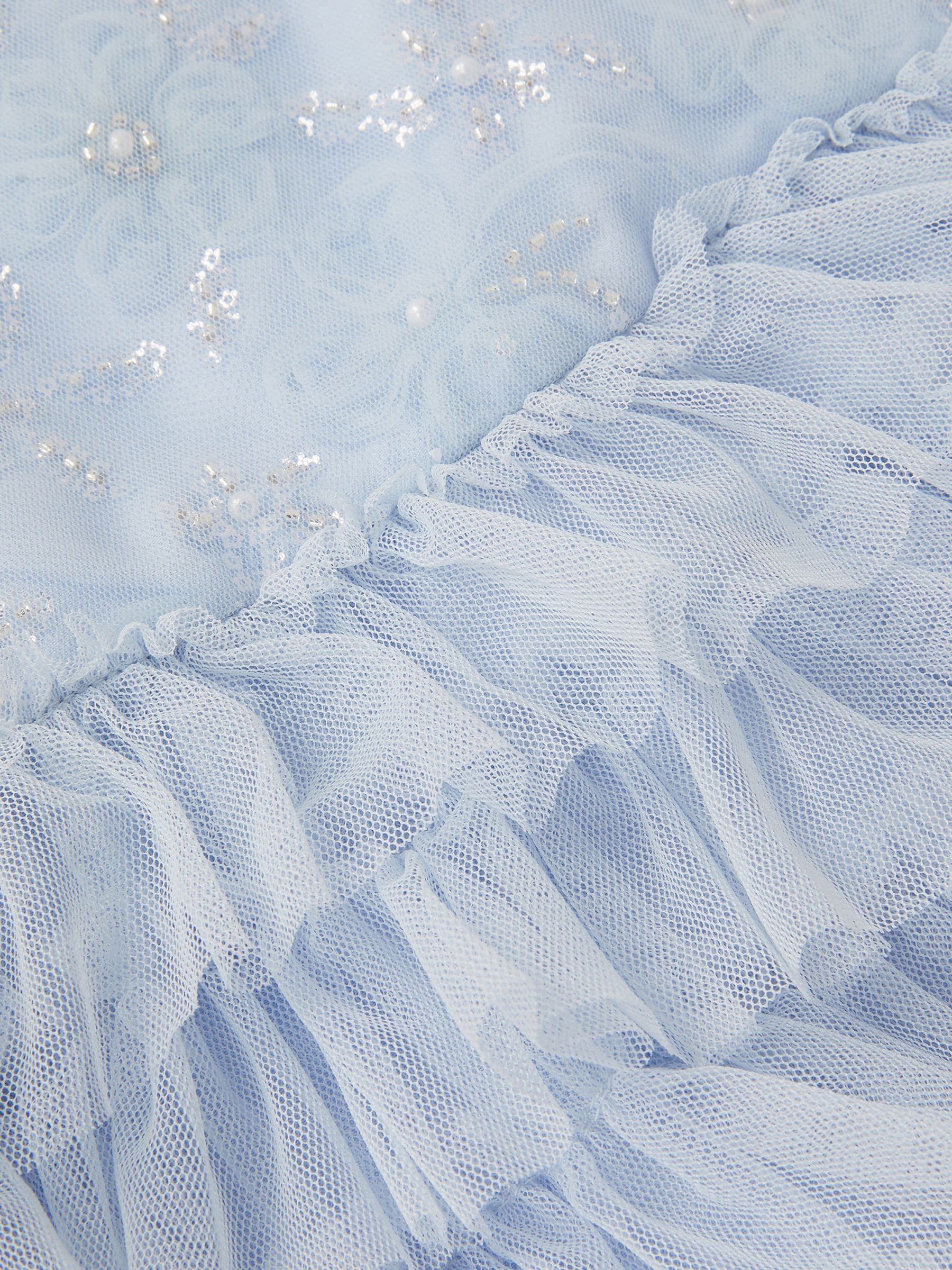 Monsoon Blue Shikha Embellished Frill Dress image 4