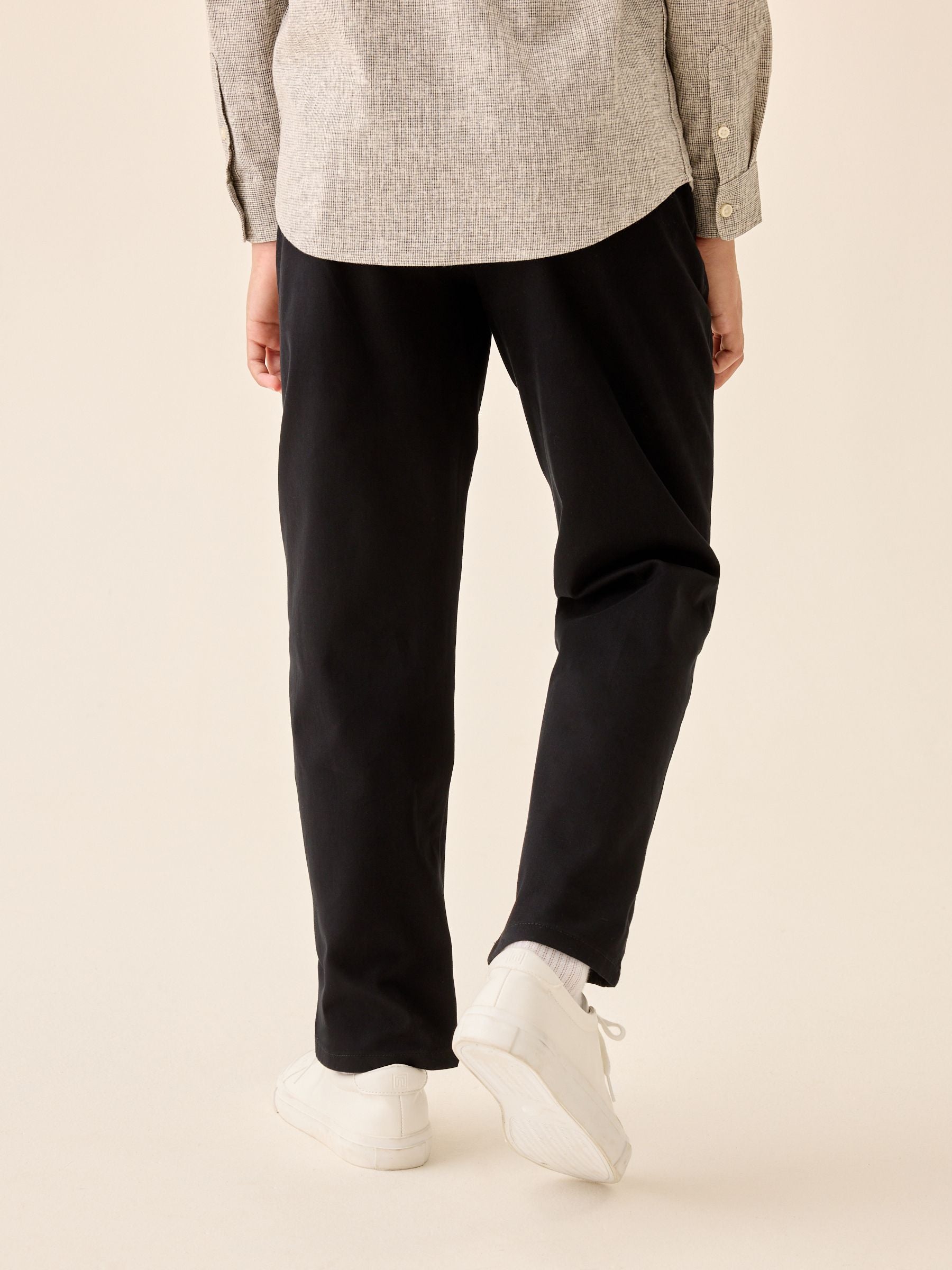 Dsiney Kidz - Black Loose Fit Stretch Chino Trousers (3-17yrs) image 2