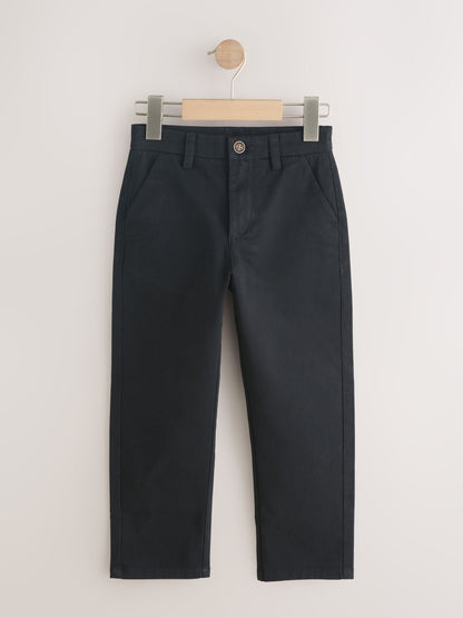 Dsiney Kidz - Black Loose Fit Stretch Chino Trousers (3-17yrs) image 4