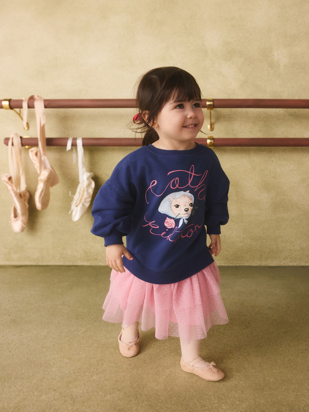 Dsiney Kidz - Navy Cath Kidston Sweat Mesh Dress (3mths-7yrs) image 2