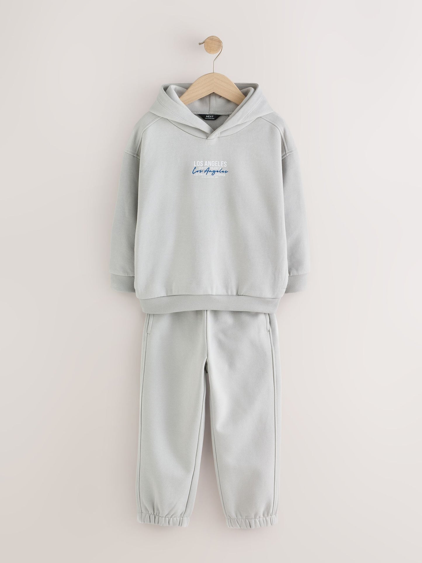 Dsiney Kidz - Grey Back Print Relaxed Fit Heavy Weight Hoody Jogger Set (3-16yrs) image 1