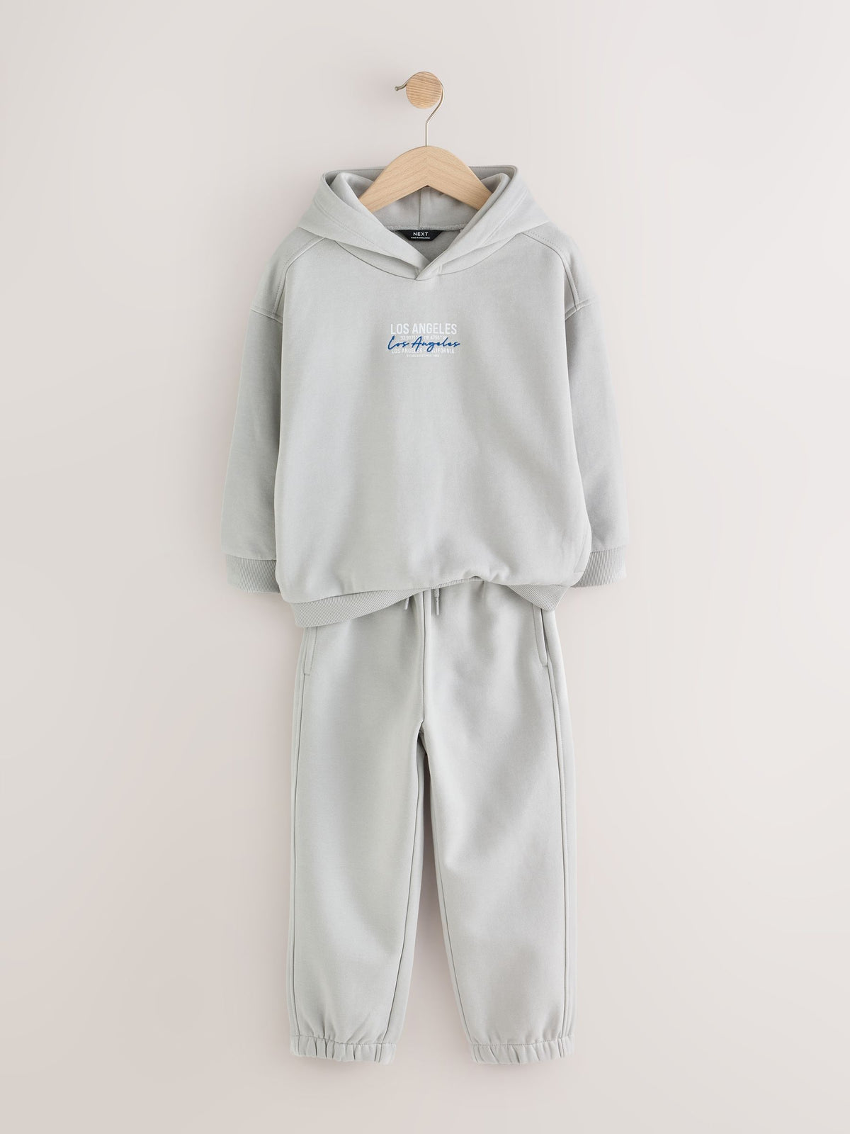 Dsiney Kidz - Grey Back Print Relaxed Fit Heavy Weight Hoody Jogger Set (3-16yrs) image 2