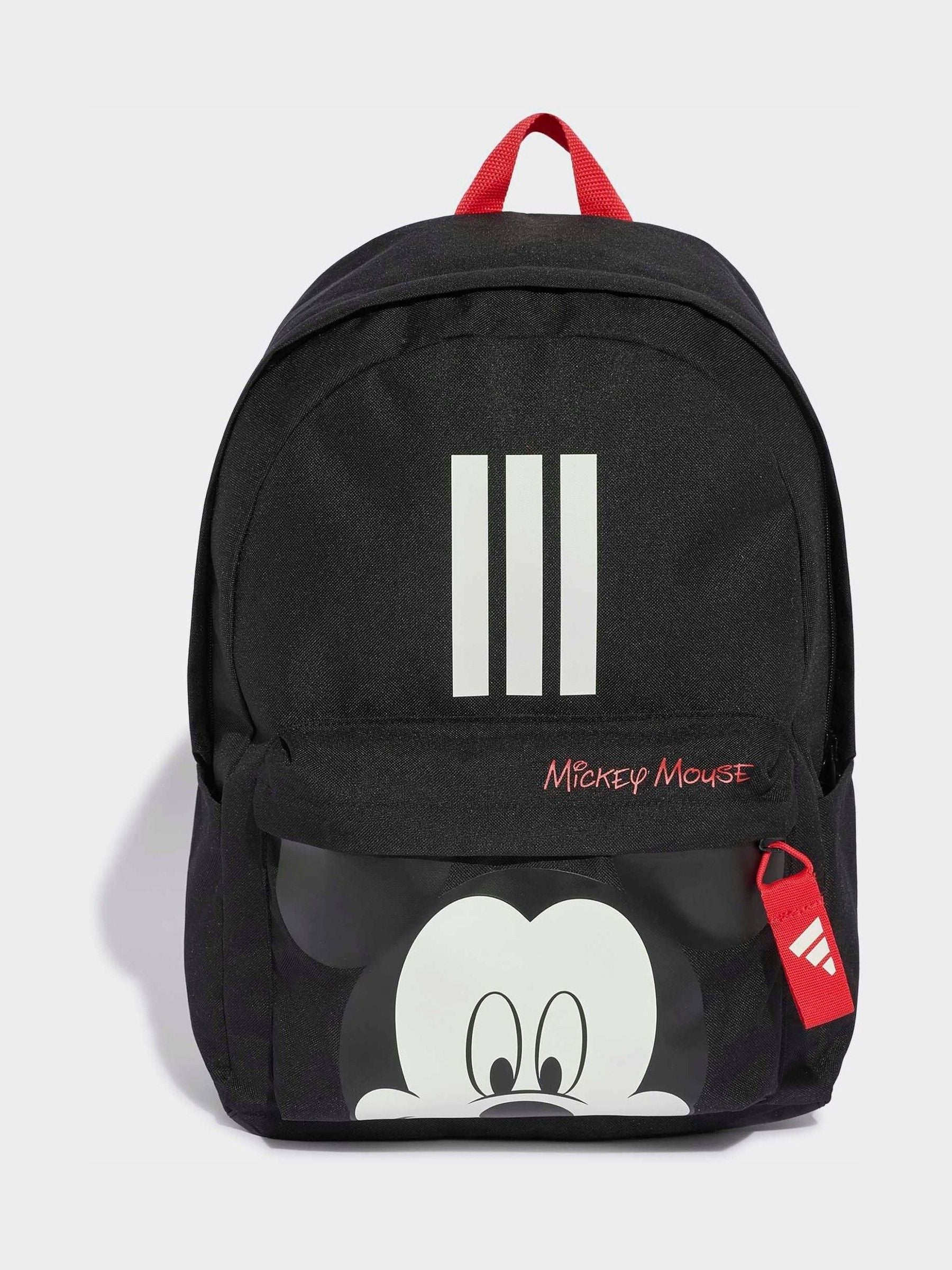 adidas Black Kids Disney Mickey Mouse Classic Backpack Bag image 1