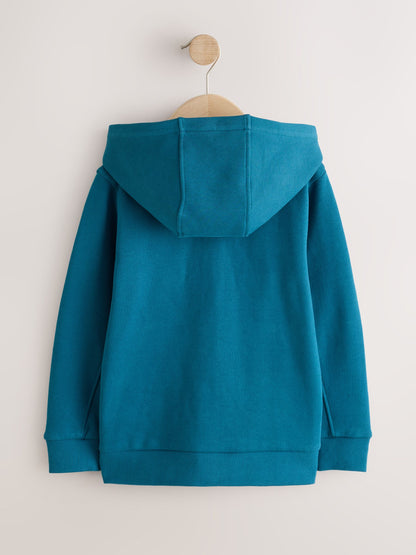 Dsiney Kidz - Teal Zip Through Sweat Hoodie (3-16yrs) image 2
