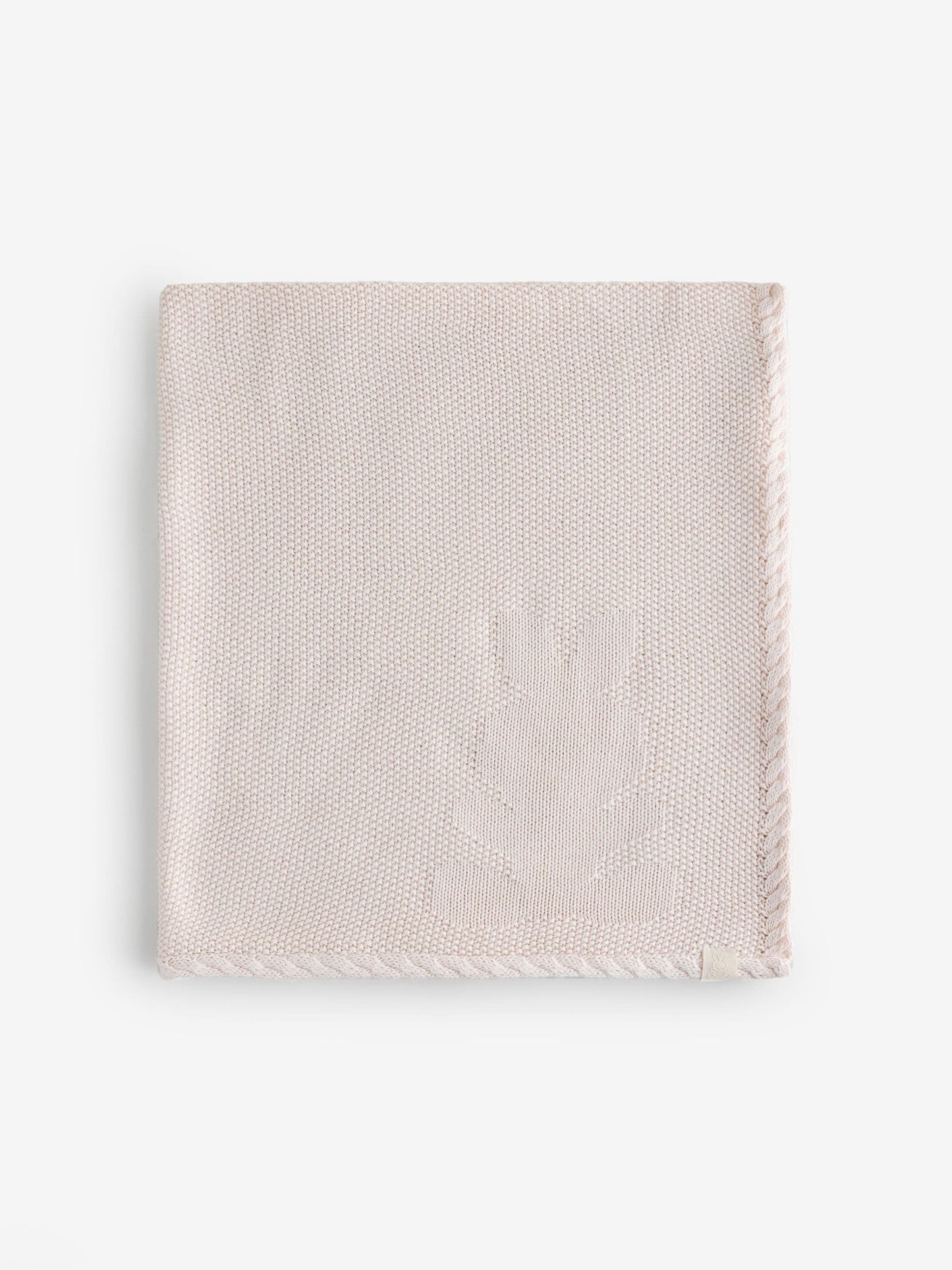 Benetton Pink Bunny Logo Blanket image 1