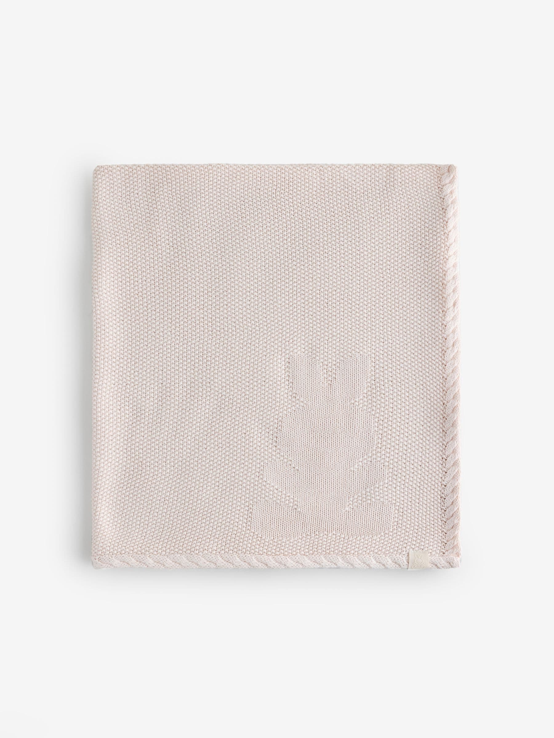 Benetton Pink Bunny Logo Blanket image 1