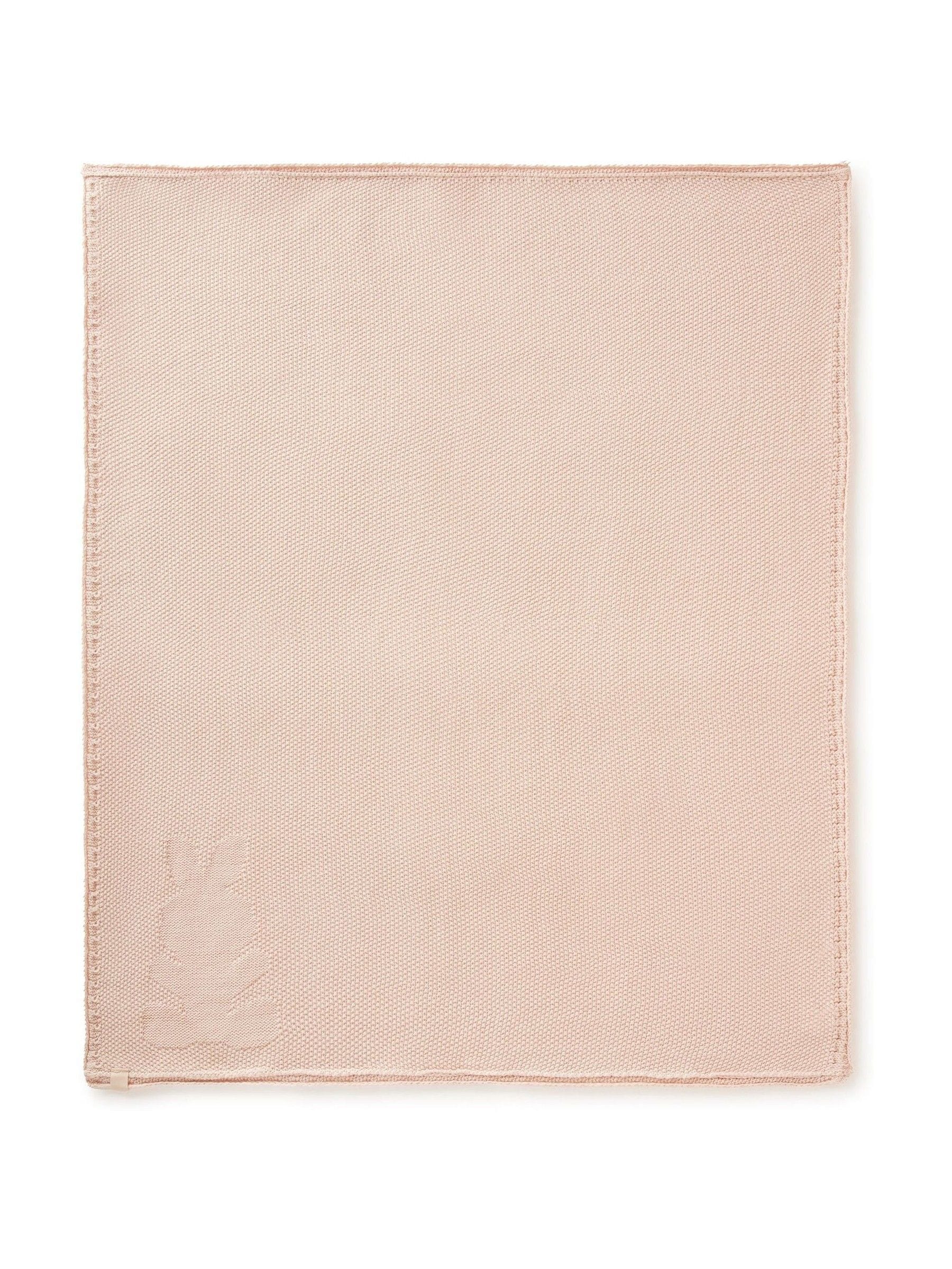 Benetton Pink Bunny Logo Blanket image 1