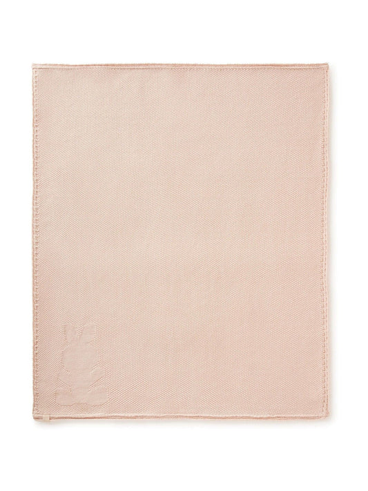 Benetton Pink Bunny Logo Blanket image 1