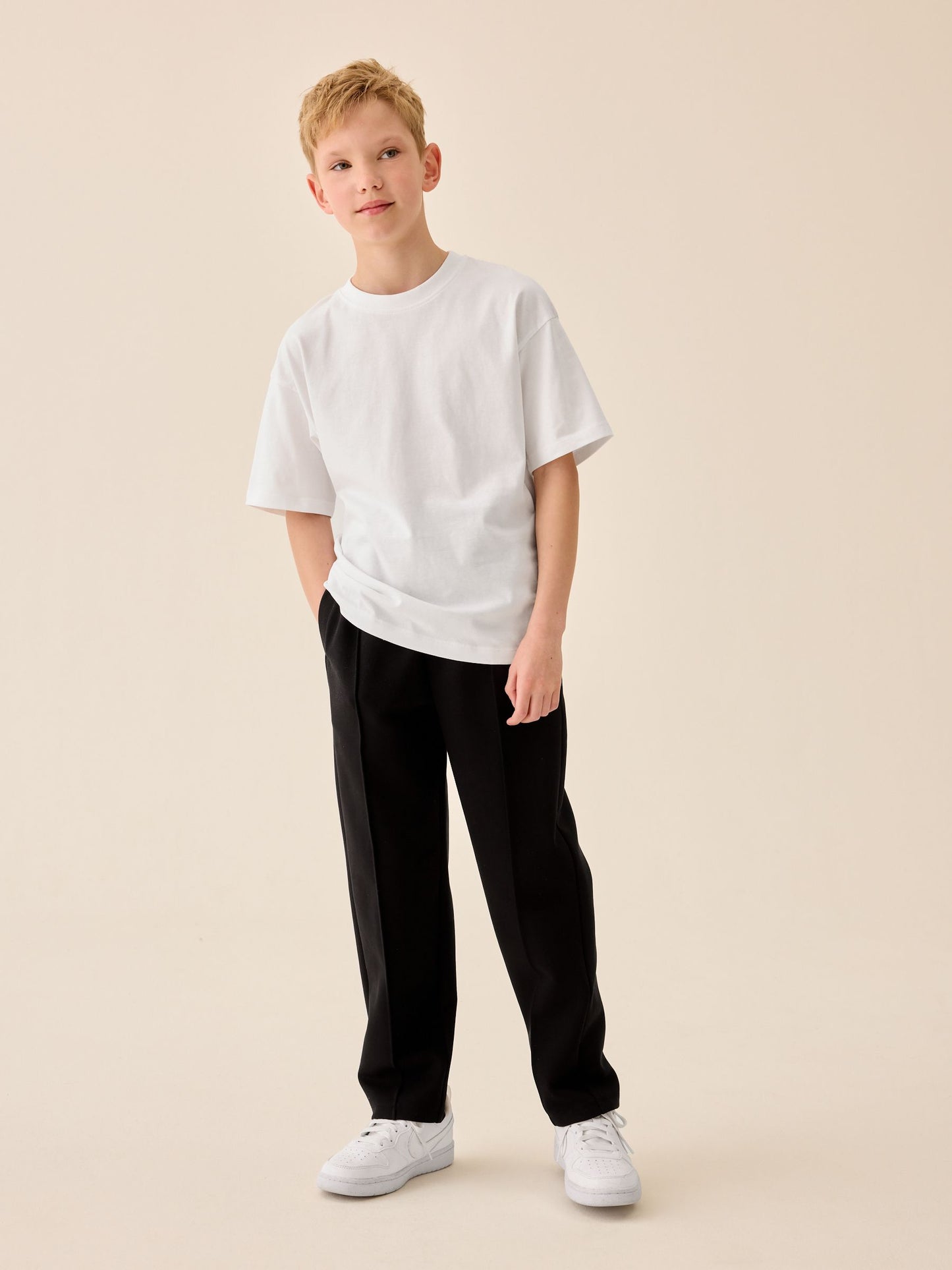 Dsiney Kidz - Black Interlock Regular Fit Smart Joggers (3-16yrs) image 3