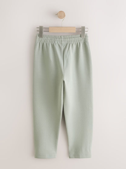 Dsiney Kidz - Soft Green Interlock Regular Fit Smart Joggers (3-16yrs) image 2