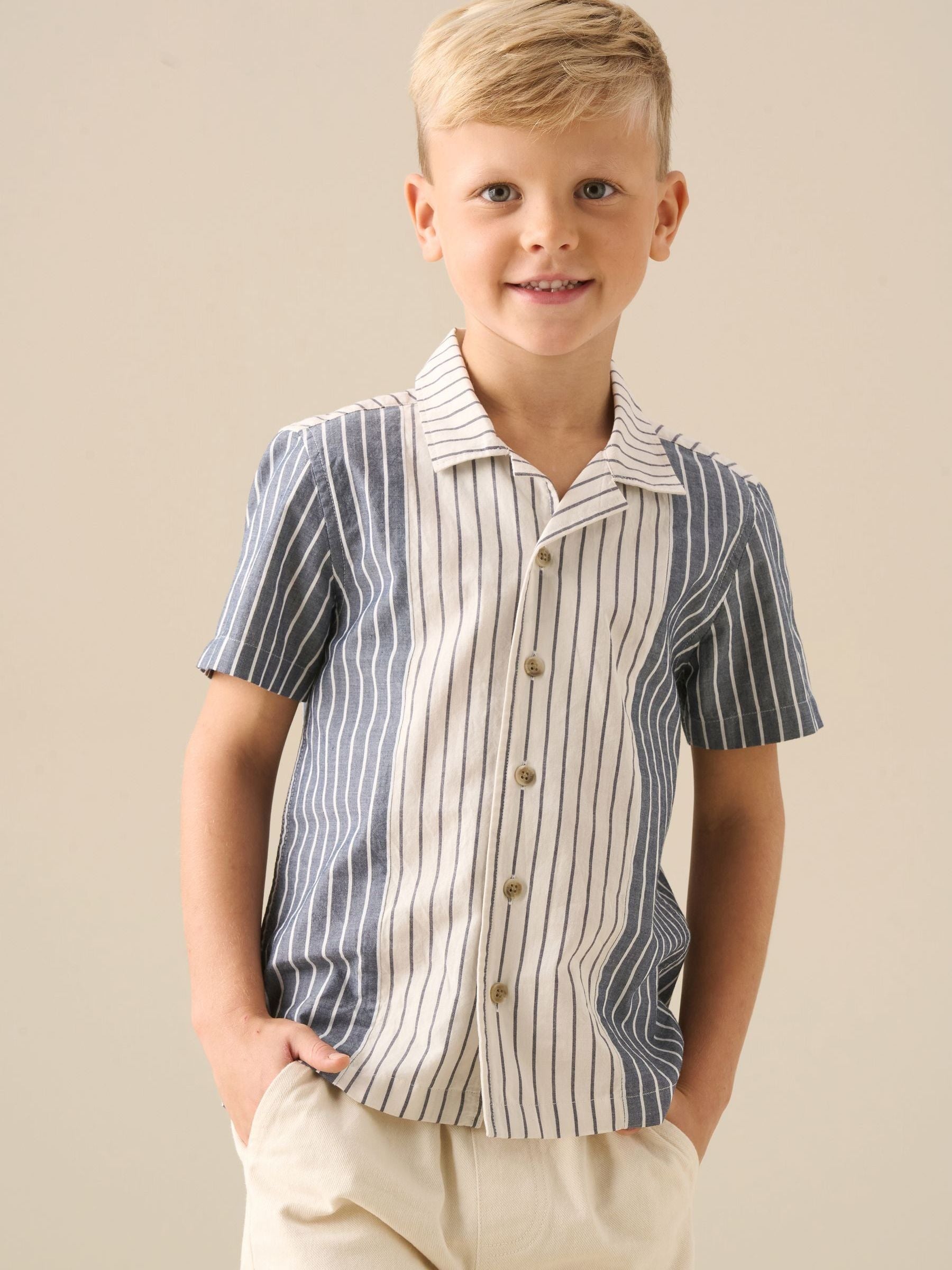 Dsiney Kidz - Angel & Rocket Blue Beau Cut And Sew Short Sleeve Shirt image 1