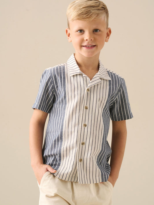 Dsiney Kidz - Angel & Rocket Blue Beau Cut And Sew Short Sleeve Shirt image 1