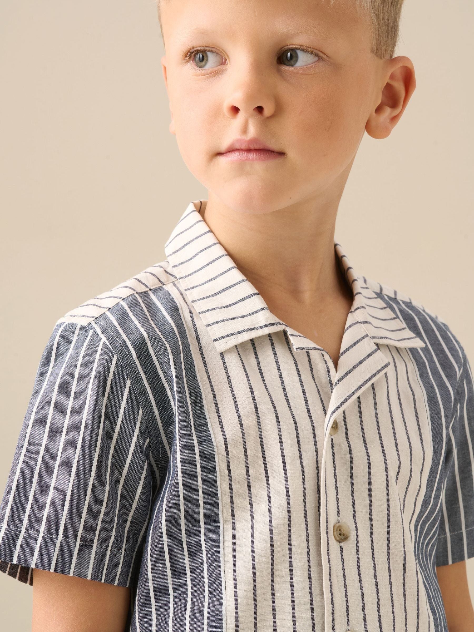 Dsiney Kidz - Angel & Rocket Blue Beau Cut And Sew Short Sleeve Shirt image 2