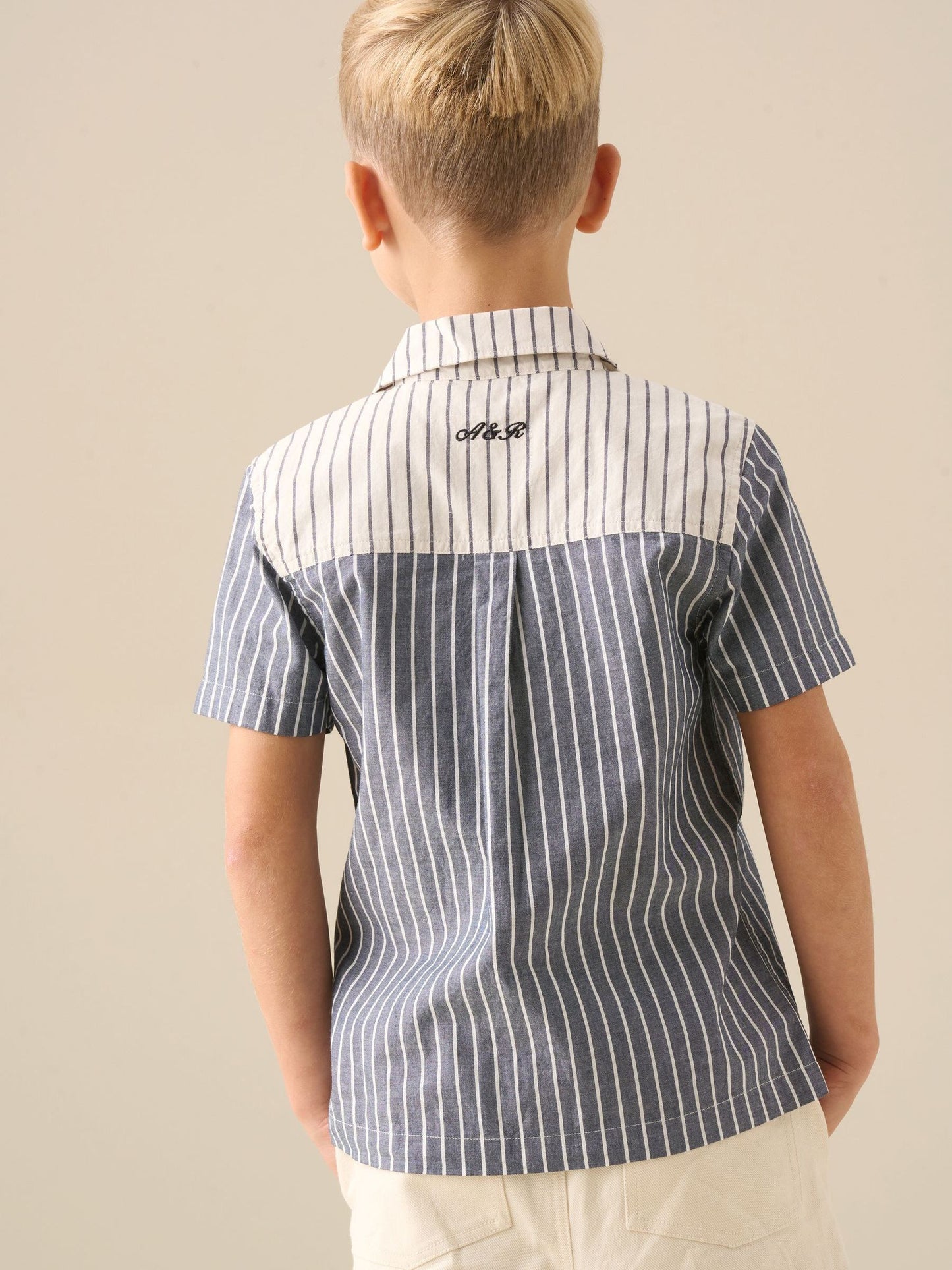 Dsiney Kidz - Angel & Rocket Blue Beau Cut And Sew Short Sleeve Shirt image 4