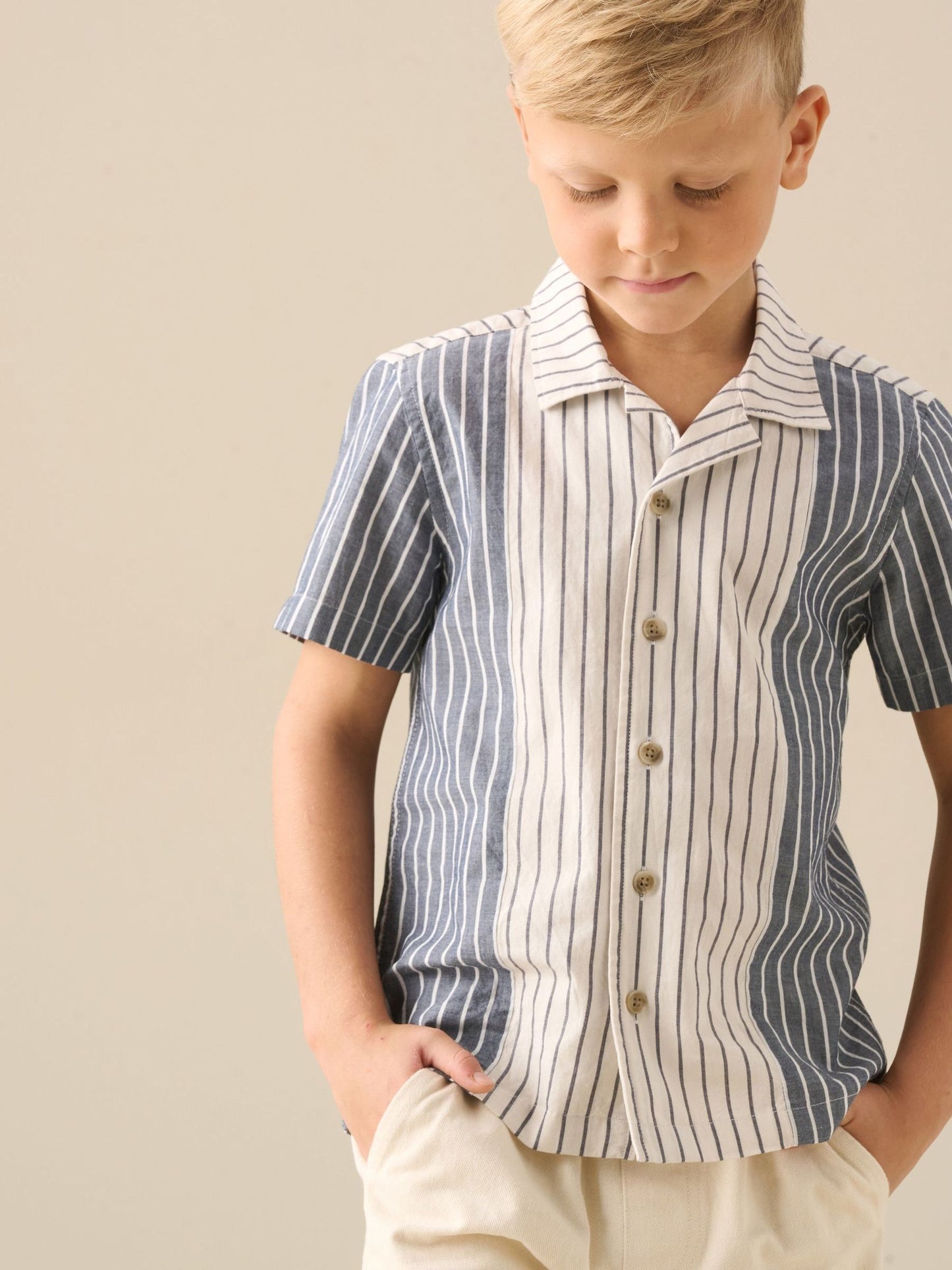 Dsiney Kidz - Angel & Rocket Blue Beau Cut And Sew Short Sleeve Shirt image 5