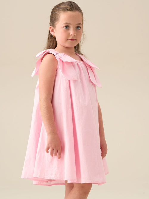 Angel & Rocket Pink Bow Strap Swing Dress image 1