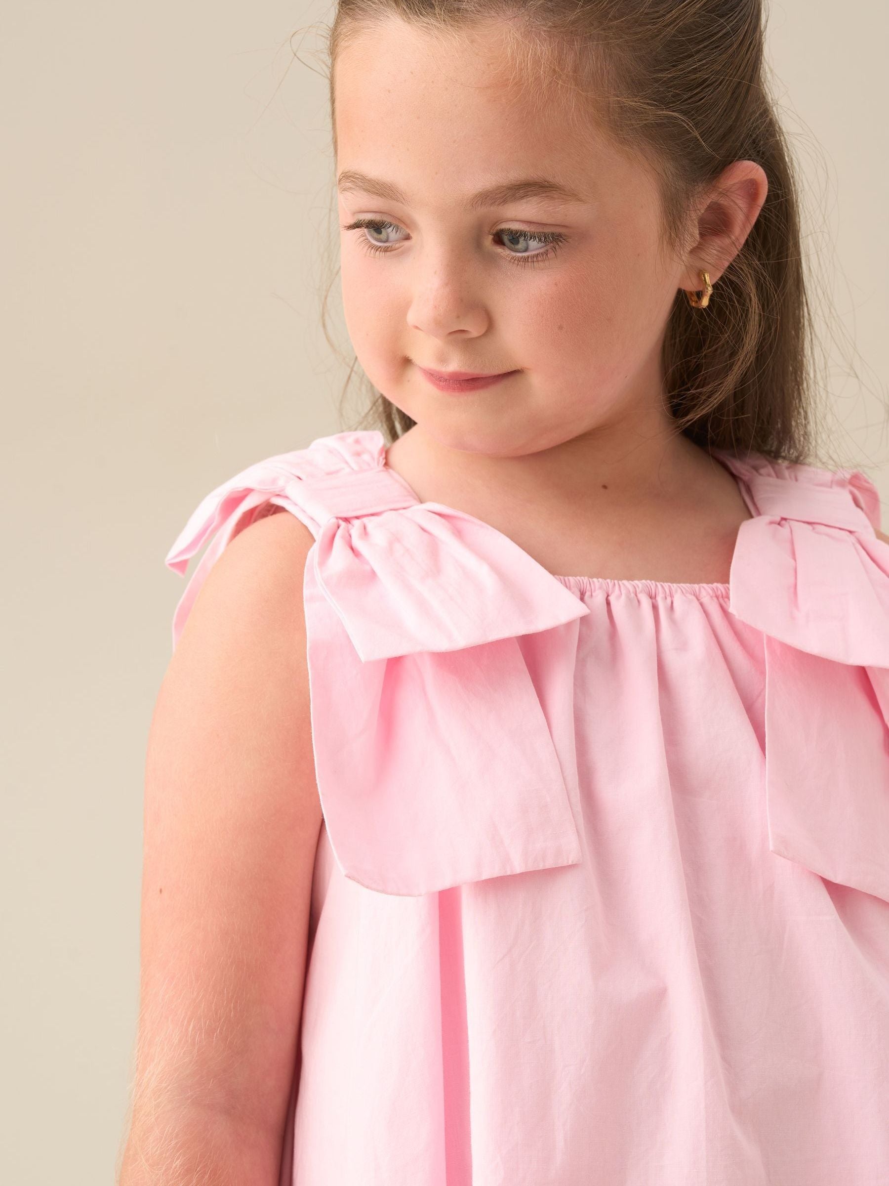 Angel & Rocket Pink Bow Strap Swing Dress image 2