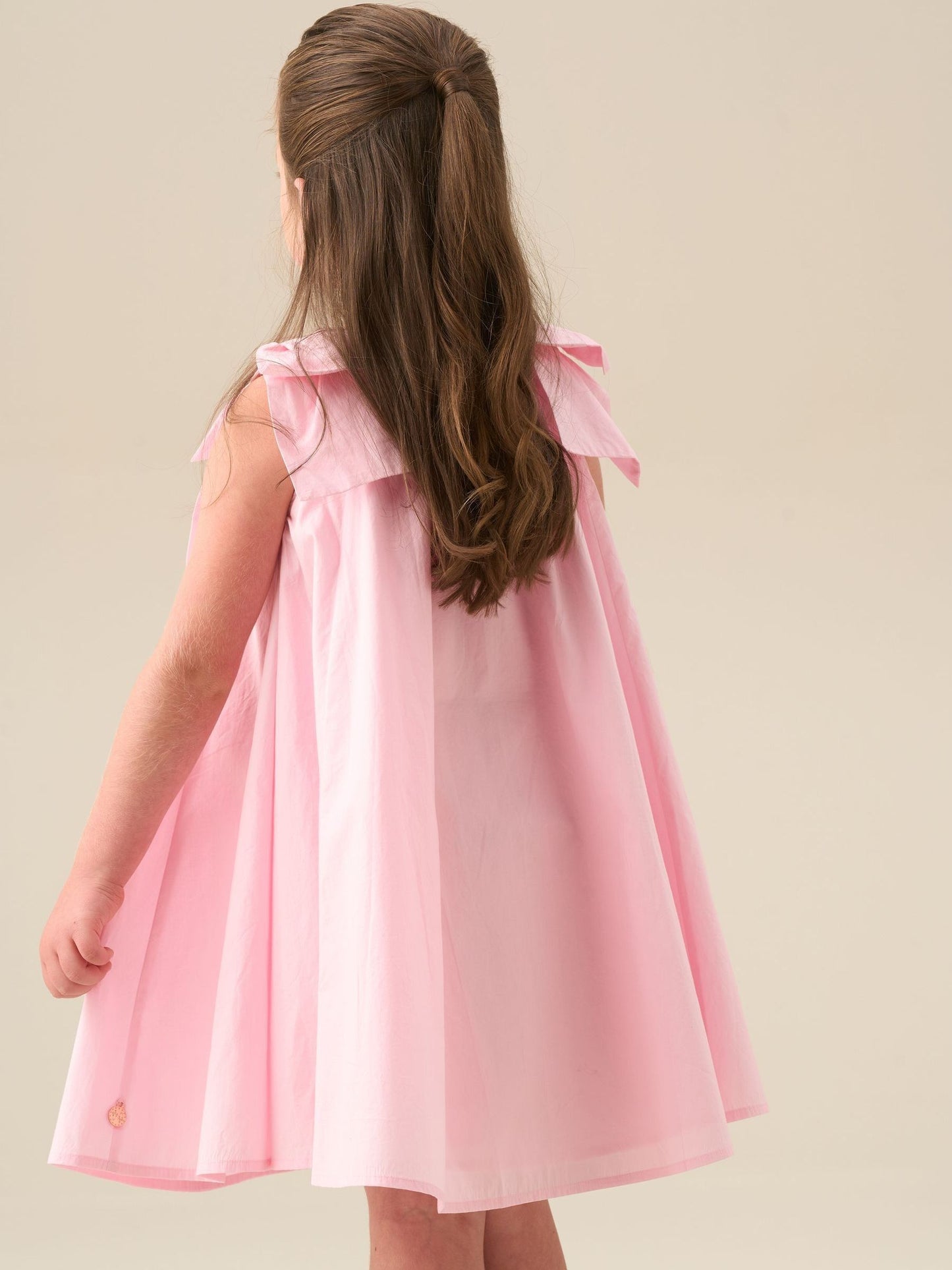 Angel & Rocket Pink Bow Strap Swing Dress image 4