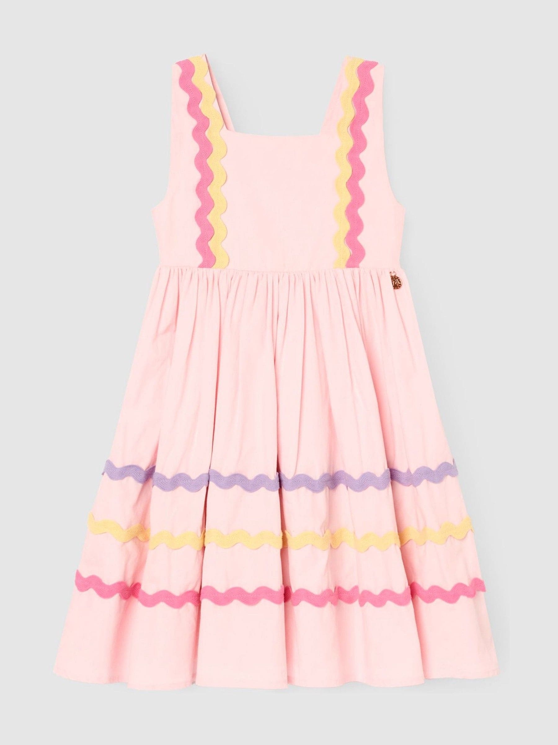 Angel & Rocket Pink Mia Wide Ric Rac Dress image 6