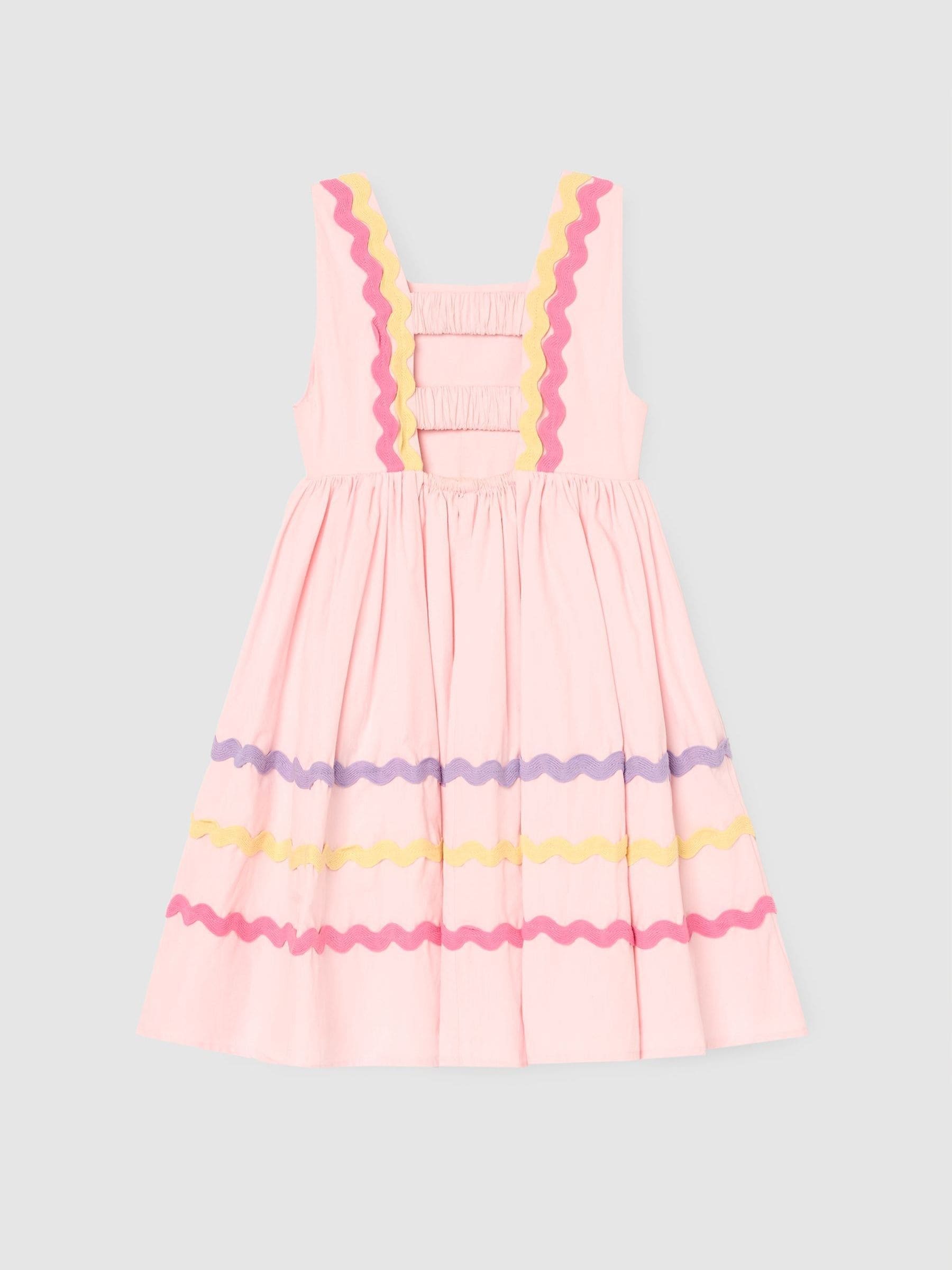 Angel & Rocket Pink Mia Wide Ric Rac Dress image 7