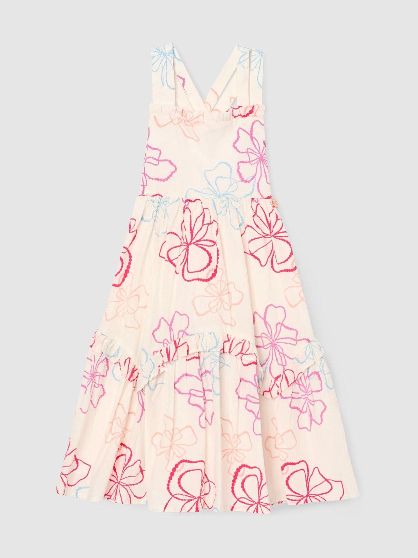 Dsiney Kidz - Angel & Rocket White Lettie Printed Floral Dress image 6
