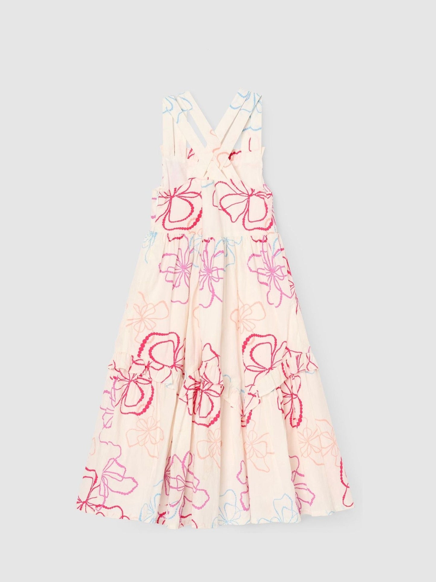 Dsiney Kidz - Angel & Rocket White Lettie Printed Floral Dress image 7