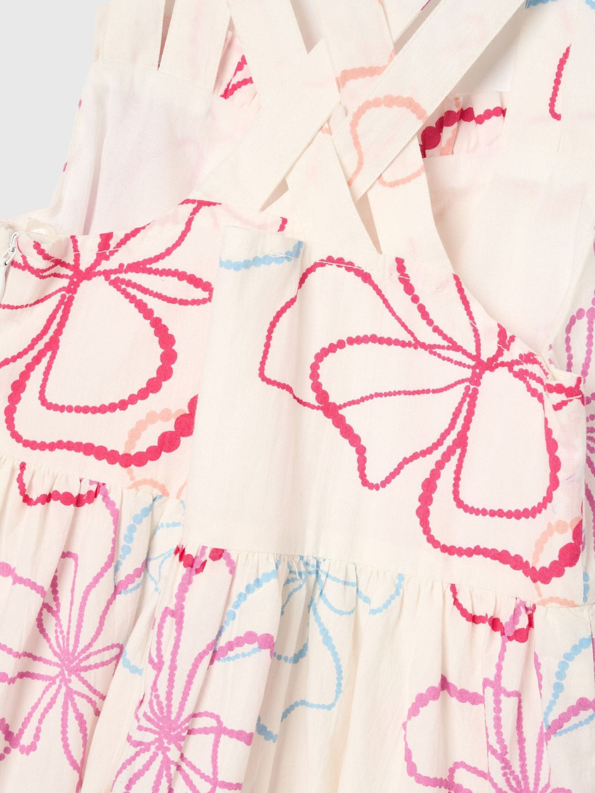 Dsiney Kidz - Angel & Rocket White Lettie Printed Floral Dress image 8