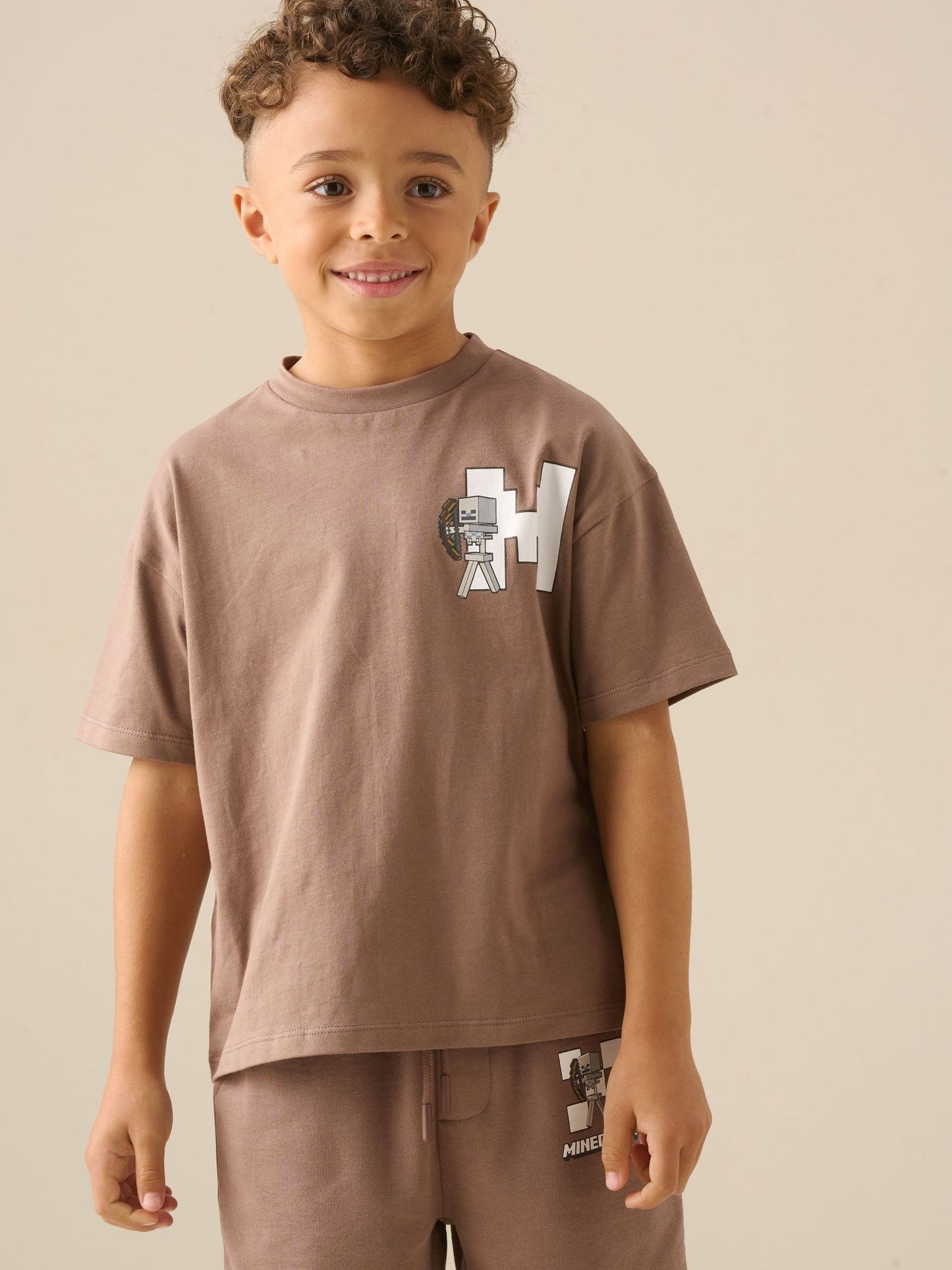 Dsiney Kidz - Angel & Rocket Brown Minecraft Graphic T-Shirt image 2