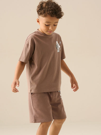 Dsiney Kidz - Angel & Rocket Brown Minecraft Graphic T-Shirt image 3