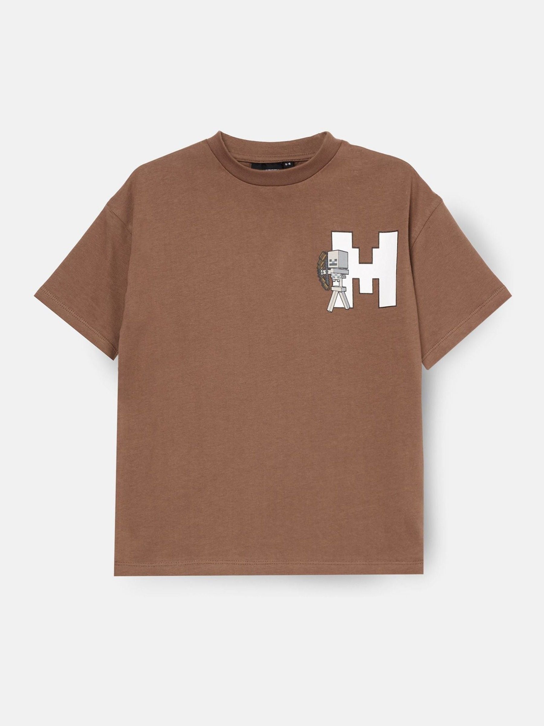 Dsiney Kidz - Angel & Rocket Brown Minecraft Graphic T-Shirt image 4