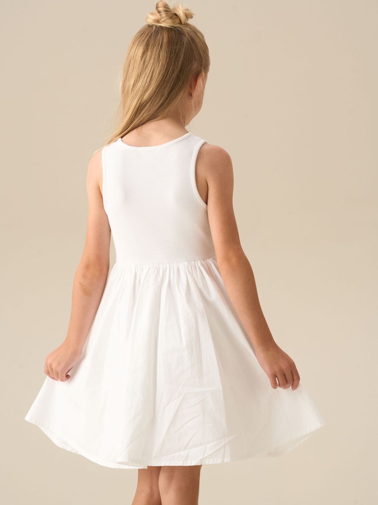 Angel & Rocket White Jess Crochet Flower Dress image 3
