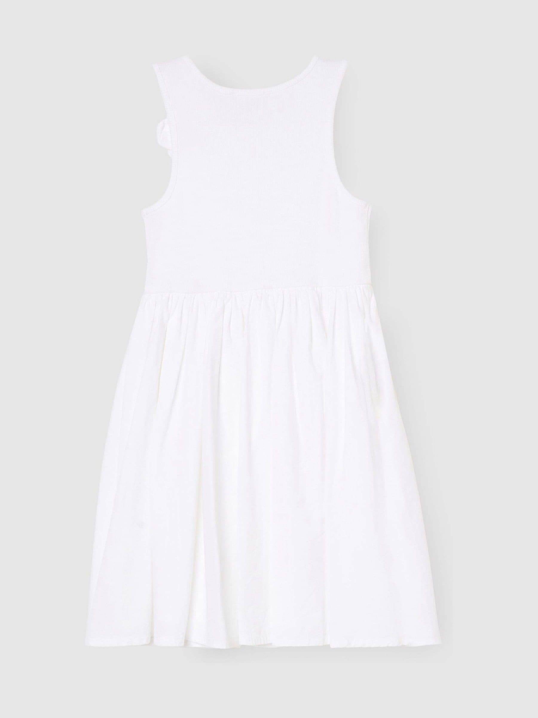 Angel & Rocket White Jess Crochet Flower Dress image 6