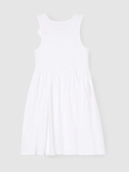 Angel & Rocket White Jess Crochet Flower Dress image 6